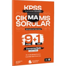 Akademi Denizi Yayınları Akademi Denizi Kpss Gy Gk Çıkmamış Sorular 9+1 Deneme Seti