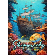 Step Kitap Shipwrecks Coloring Book For Adults: Ocean Coloring Book Adults Grayscale