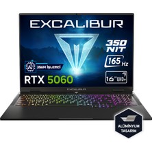 Casper Excalibur G915 AI Intel Core Ultra 7-356H 24GB 1TB RTX5060 165HZ 16" W11P Gaming Laptop G915.356H-CF60R-C