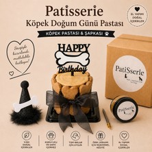 Patisserie Store Köpekler İçin Doğum Günü Seti Smooky Kit Doğum Günü Pastası ve Kemik Tasarımlı Süs
