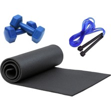 Empressco Çok Fonksiyonlu Pilates ve Egzersiz Seti, 1 kg Dambıl, Minder, Atlama Ipi