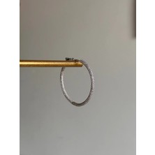 Bade Jewelry Vip Silver Iç&dış Taşlı Pırlanta/kuyumcu Işçiliği Premium Halka Küpe