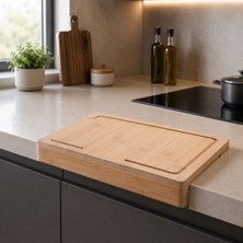 Elis Concept Bambu Tezgah Üstü Kesim Panosu 45*35 cm
