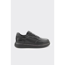 Derinet Hakiki Deri Lastik Bağcıklı Erkek Sneaker