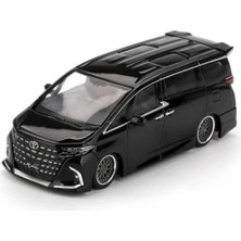 Uravas Store 1/64 Model Araç Alphard 40 Kuhl Black
