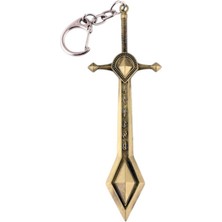 Bounty Lol Kayle Kılıç Figürlü Bronz Metal Anahtarlık Büyük Boy
