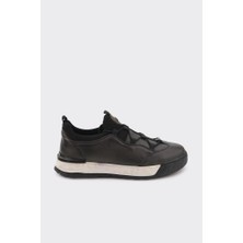 Derinet Hakiki Deri Lastik Bağcıklı Erkek Sneaker