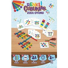 Farbu Oyuncak Renkli Çubuklar Akıl ve Zeka Oyunu