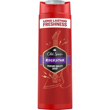Old Spice Duş Jeli Rockstar 400 ml (3'li Paket)