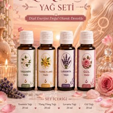Çare Burada Afrodit Yağ Seti (Ylang Ylang & Gül & Lavanta & Yasemin)