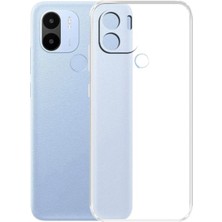 Kzy Xiaomi Redmi A2 ile Uyumlu Kapak Kamera Korumalı Süper Silikon Şeffaf Kılıf