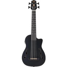 Kala Black Journeyman Maun Akustik-Elektro U•bass® Mini Bas Gitar
