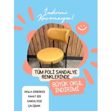 Moni Tasarım Luna Sarı Sandalye - Okul Başlıyor Kampanyası - 6 Yaş ve Üzeri Kullanıma Uygun