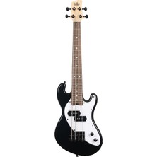 Kala Solid Body 4 Telli Jet Black Perdeli U•bass® Bas Gitar