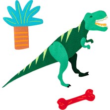 Panço Fabfab Dinozor Tyrannosaurus Temalı Dekoratif Sticker