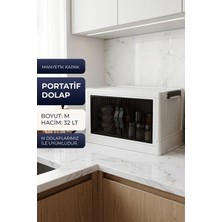 Kitchen Life Tekli Istiflenebilir Portatif Katlanabilir Çok Amaçlı Organizer Dolap-Mutfak Banyo Dolabı