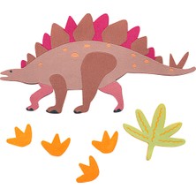 Panço Fabfab Dinozor Stegosaurus Dinozor Kumaş Sticker