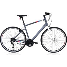 Carraro Sportıve 327 Erkek Şehir Bisikleti 520H V 28 Jant 27 Vites Mat Antrasit Gümüş Mavi Kırmızı