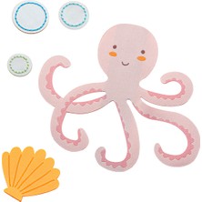 Panço Fabfab Ahtapot Temalı Kumaş Sticker