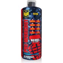 Bomb Series Pre-Workout Blueberries Aromalı 1000 ml – 33 Servis