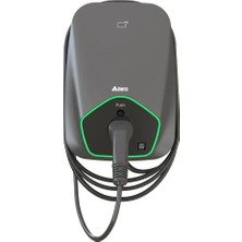 Tsm Hera Chargepack® Personal BC31C 22KW Tip2 Kablolu Trifaze Elektrikli Araç Şarj Istasyonu | 5m Kablo | Rfıd Destekli | Koyu Gri Gövde | IP55 Dış Mekan HC021303122