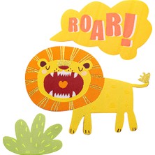Panço Fabfab Aslan Temalı Kumaş Sticker