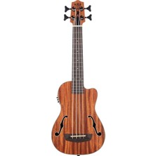 Kala Journeyman Maun Akustik-Elektro U•bass® Mini Bas Gitar (Natural)