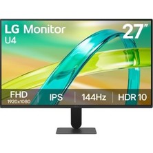 Lg 27U411B-B IPS Fhd 5ms 144HZ 27'' Monitör