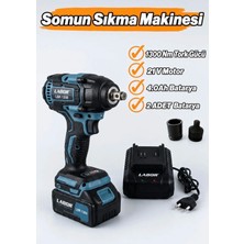 Labor Tools Labor LBR1300 Şarjlı Somun Sökme Sıkma 1300 Nm 3/4'' Lokma Uçlu 21 V 4 Amper Çift Akülü Somun Sökme
