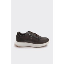 Derinet Hakiki Deri Bağcıklı Erkek Sneaker