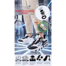 Prokids Döner Bağcık Mekanizmalı Çocuk Spor Ayakkabı - Ergonomik Hafif Taban Sneaker  + Çorap Hediye