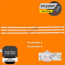 Uravas Store 43" Vestel 17DLB43VER7-A 17DLB43VER7-B Tv LED