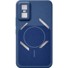 Nanospace Infinix Gt 30 Pro Uyumlu Kılıf Magsafe Görünümlü Şarj Özellikli Meta Kapak Kılıf (Magsafe Çalışmaz)