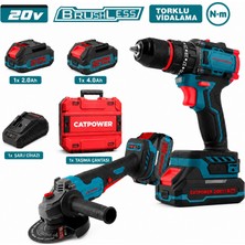 Catpower 5122 Kömürsüz Akülü 2li Kombo Set