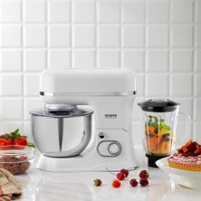 Schafer Prochef Master Multi Kıyma Aparatlı Stand Mikser 5 L-Beyaz