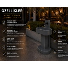 Zz Deco Market Avedon Modern Beton Bahçe Çeşme Takımı