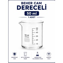 Labolist Beher Cam Dereceli 50 ml  1 Adet