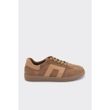 Derinet Hakiki Deri Bağcıklı Kadın Sneaker