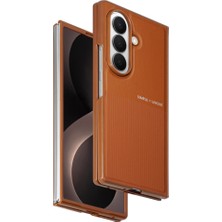 MobaxAksesuar Samsung Galaxy Z Fold 8 Ultra Kılıf High Pu Deri HDD HBC-482 Siachen Case