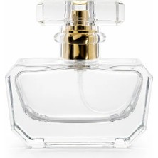 Ferden Ferda 25 Adet Boş Cam Parfüm Şişe, 30 Ml, Özel Tasarım Model, Şeffaf