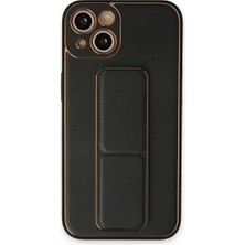 Magicool Iphone 14 Plus Kılıf Coco Deri Standlı Kapak - Siyah