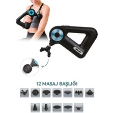 Walke Premiım Life 12 Başlıklı Şarjlı Tüm Vücut Masaj Aleti V-04