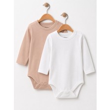 Kidaxi 2\'li Uzun Kol Çıtçıtlı Body