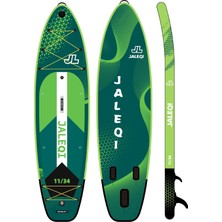 Walke Şişme Sup Board/şişme Stand Up Paddle Board 335X84X15 cm Şişme Sörf Tahtası Yeşil