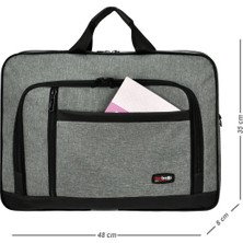 Galb Leather Cok Fonksiyonlu ve Tam Korumali 17 Inc Laptop Evrak Cantasi