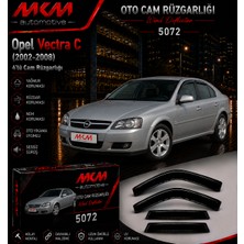 Mkm Opel Vectra C 4'lü Mugen Cam Rüzgarlık Seti