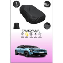 Dokaca Siyah Renault Boreal Uyumlu Araba Brandası, Koruyucu Örtü, Oto Branda
