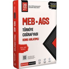 Pegem Akademi Yayıncılık 2027 MEB AGS Konu Anlatımlı Türkiye Coğrafyası
