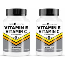 Force Nutrition Vitamin E + Vitamin C 90 Tablet 2 Kutu