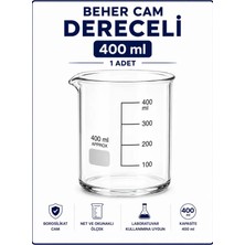 Labolist Beher Cam Dereceli 400 ml  1 Adet